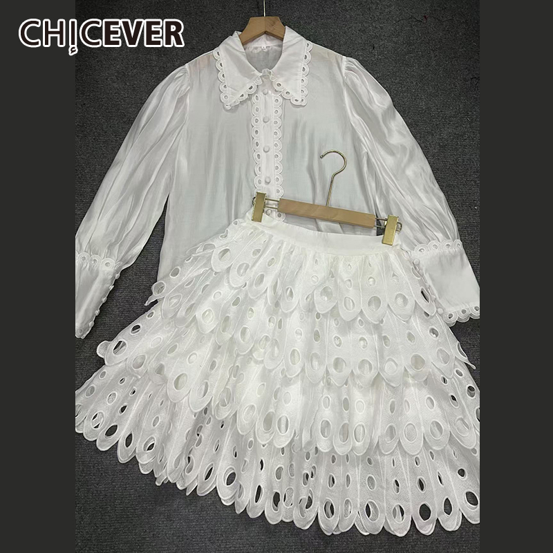 Winter Clothing Line - CHICEVER Solid Hollow Out Rok Pak