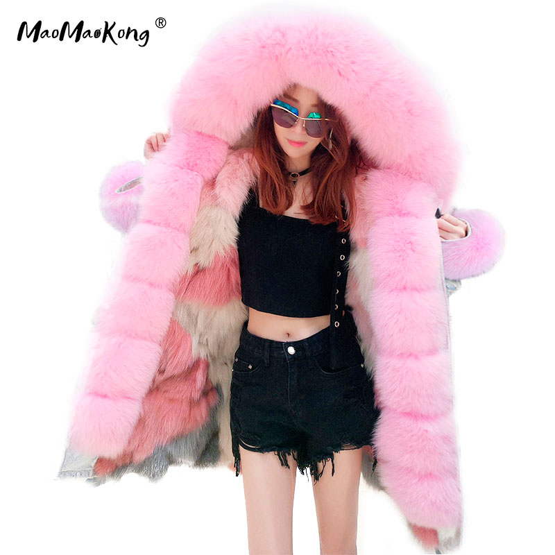 Winter Clothing Brand - Maomaokong Merk Lange Winterjas Vrouwen Outwear
