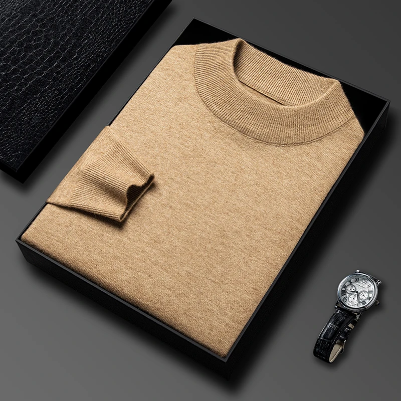 Winter Clothing Brand - Half Coltrui Gebreide Trui Nieuwe Herfst/Winter