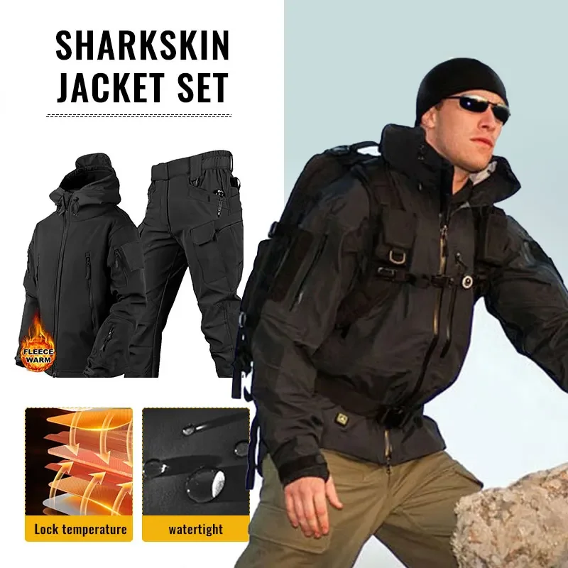 Winter Clothing Work - Heren Dikker Softshell Winter Werk Haaienhuid