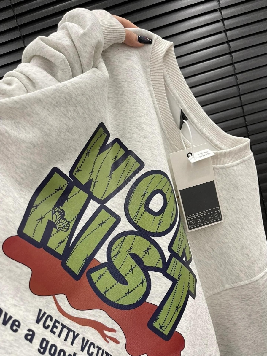 Winter Clothing Outlet - Herfst Winter Dun ex-sweatshirt met ronde