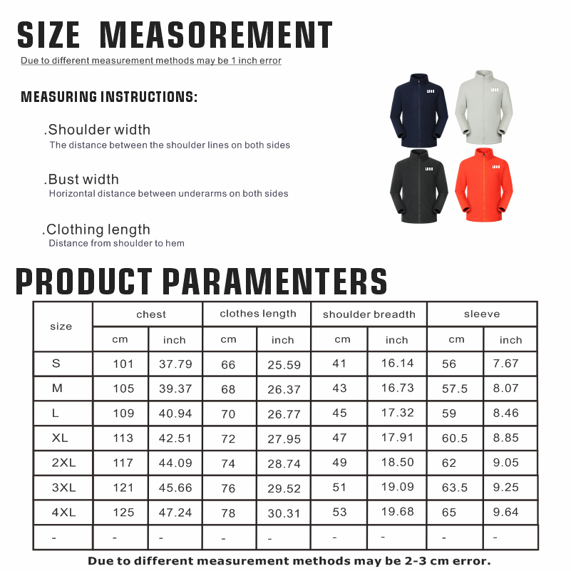 Aangepaste borduurprint heren  - Winter Clothing Work recensie en prijs