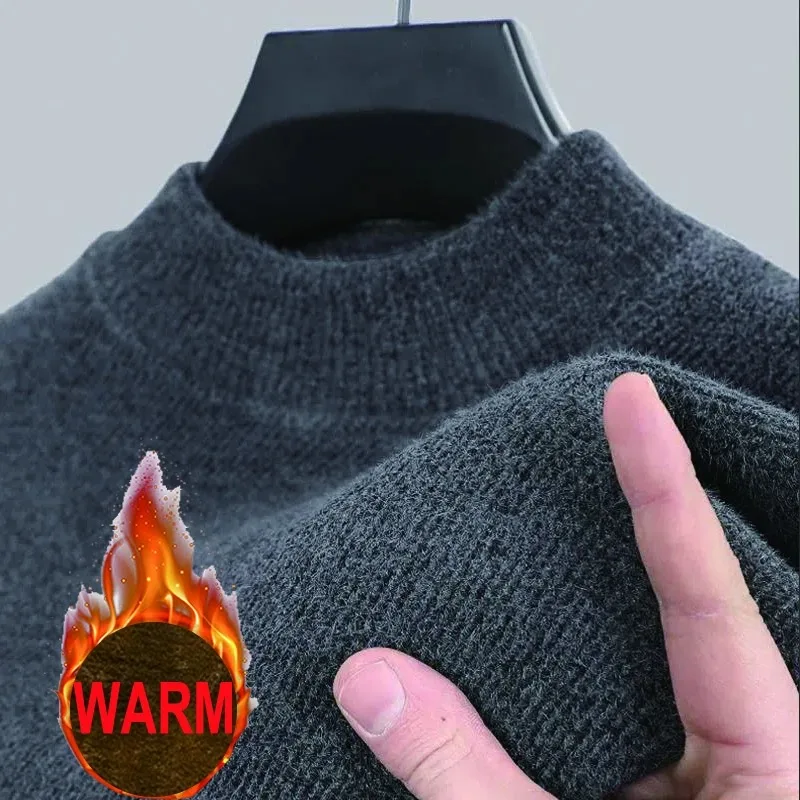 Heren gebreide trui nieuwe her - Winter Clothing Brand recensie en prijs