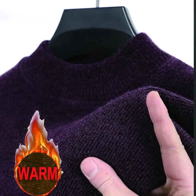 Heren gebreide trui nieuwe her - Winter Clothing Brand recensie en prijs