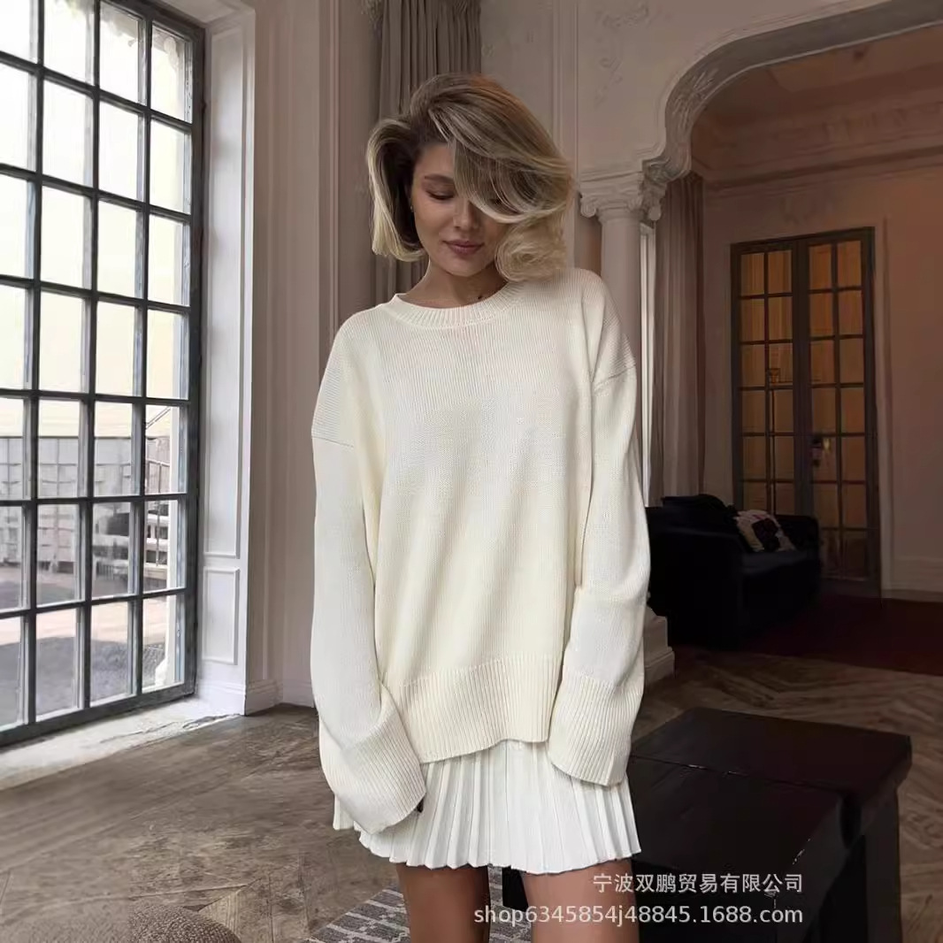 Herfst Effen Kleur O-hals Trui - Winter Clothing Line recensie en prijs