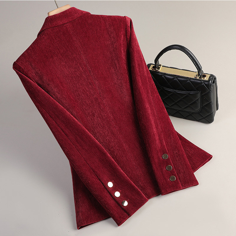 Geelgouden fluwelen blazer Dam - Winter Clothing Work recensie en prijs