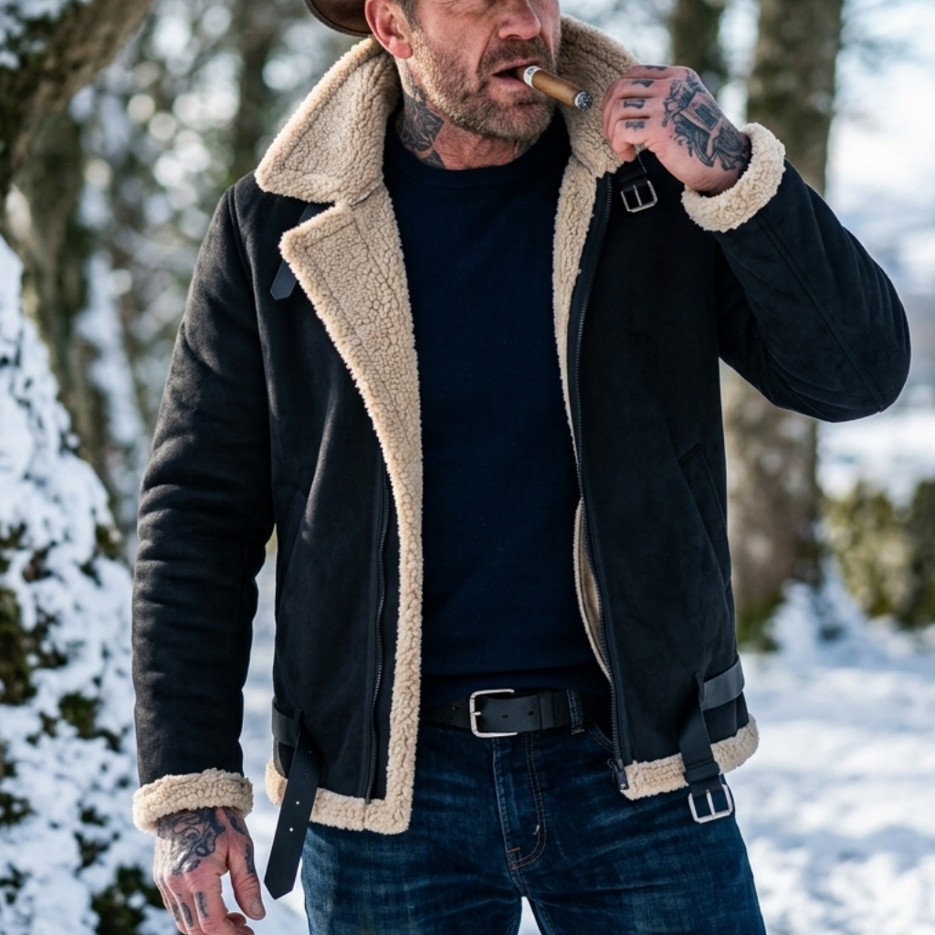 Heren winterjas van imitatiesu - Winter Clothing Line recensie en prijs