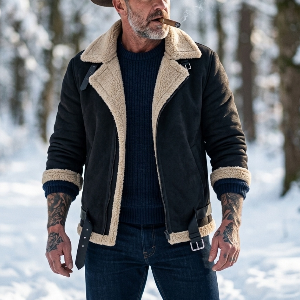 Heren winterjas van imitatiesu - Winter Clothing Line recensie en prijs