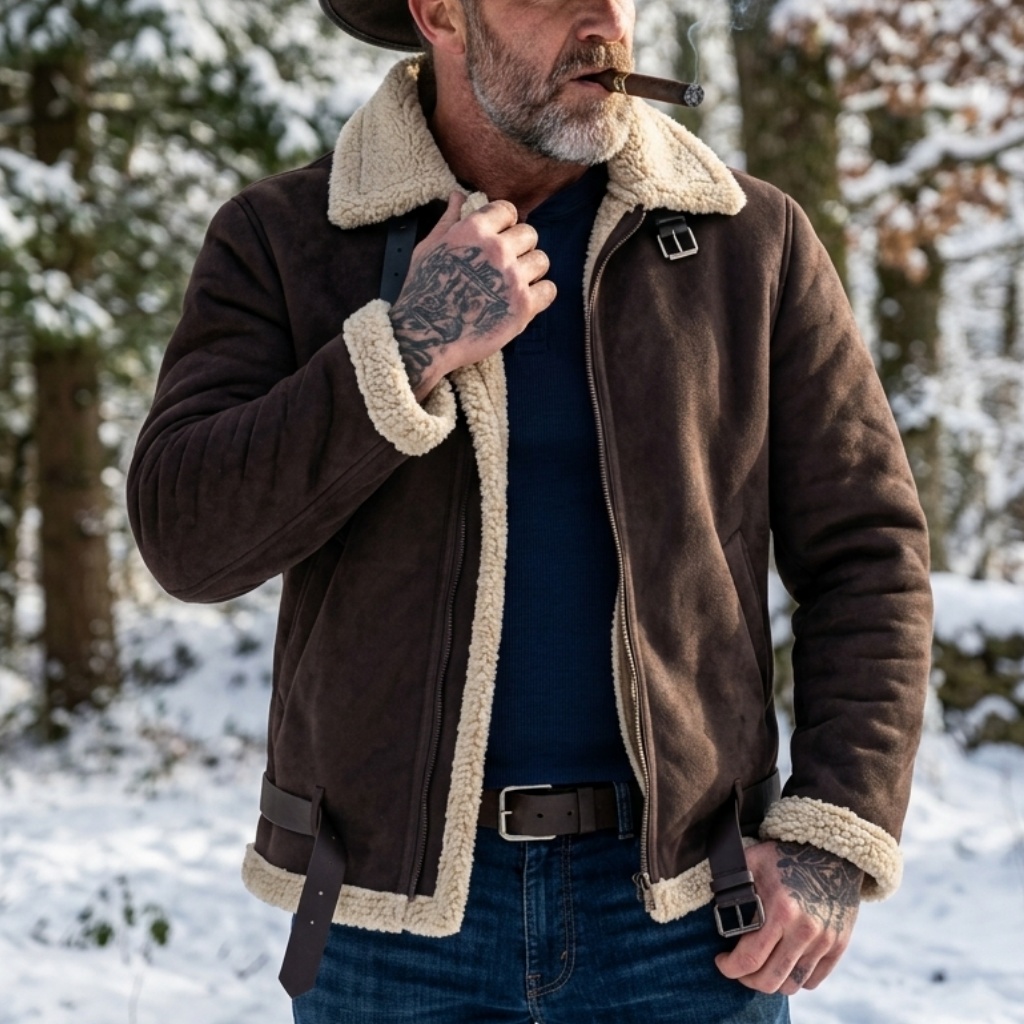 Heren winterjas van imitatiesu - Winter Clothing Line recensie en prijs