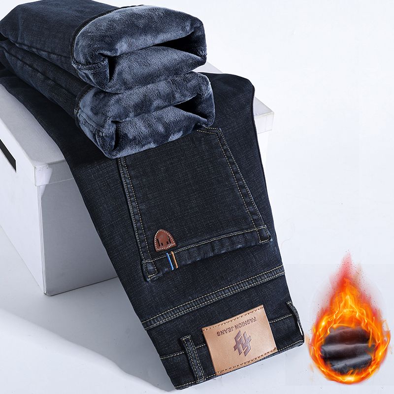 Winter Warme Fleece Jeans Here - Winter Clothing Work recensie en prijs