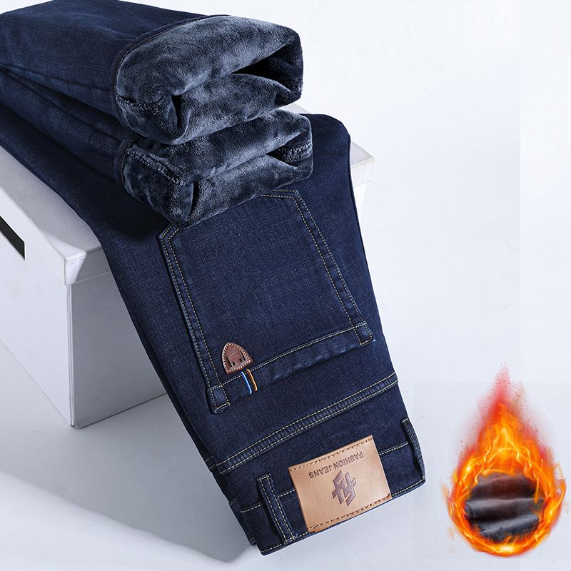 Winter Warme Fleece Jeans Here - Winter Clothing Work recensie en prijs