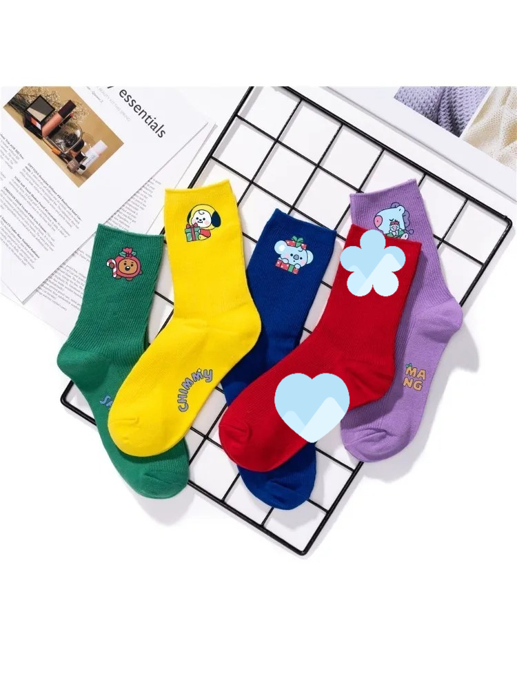 BT21 Sokken Kerstserie Candy K - Winter Clothing Line recensie en prijs